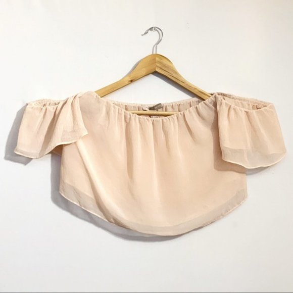 Off The Shoulder Flowy Crop Top | Forever 21 - Picture 5 of 5